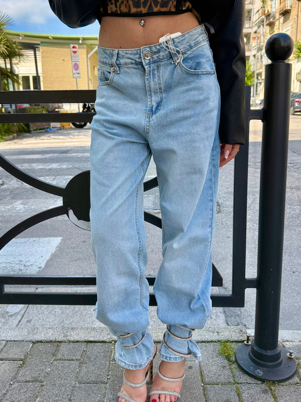 Jeans Tasca Leopard