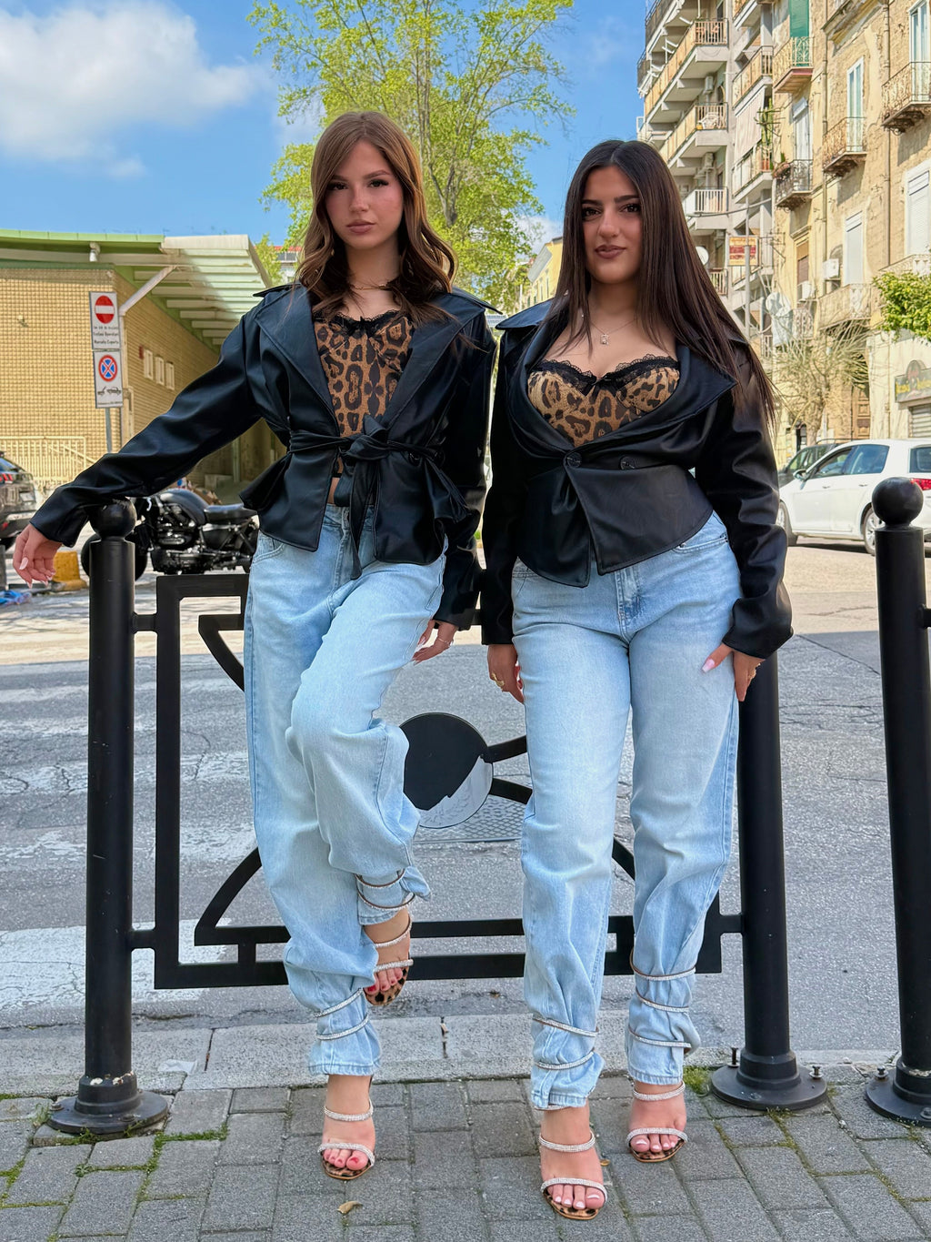 Jeans Tasca Leopard
