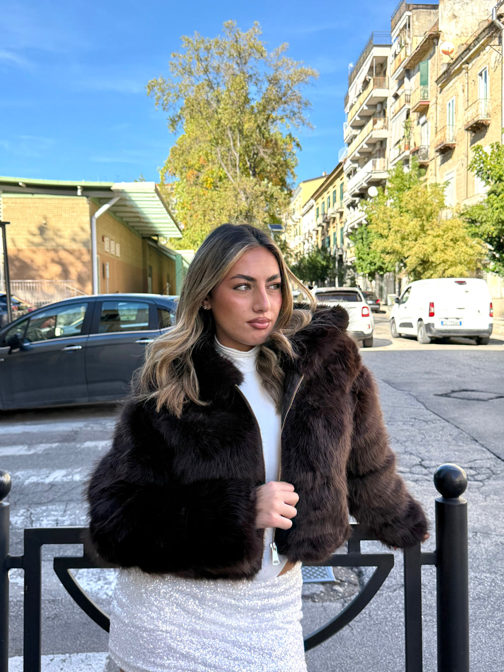 Pelliccia Loca Marrone