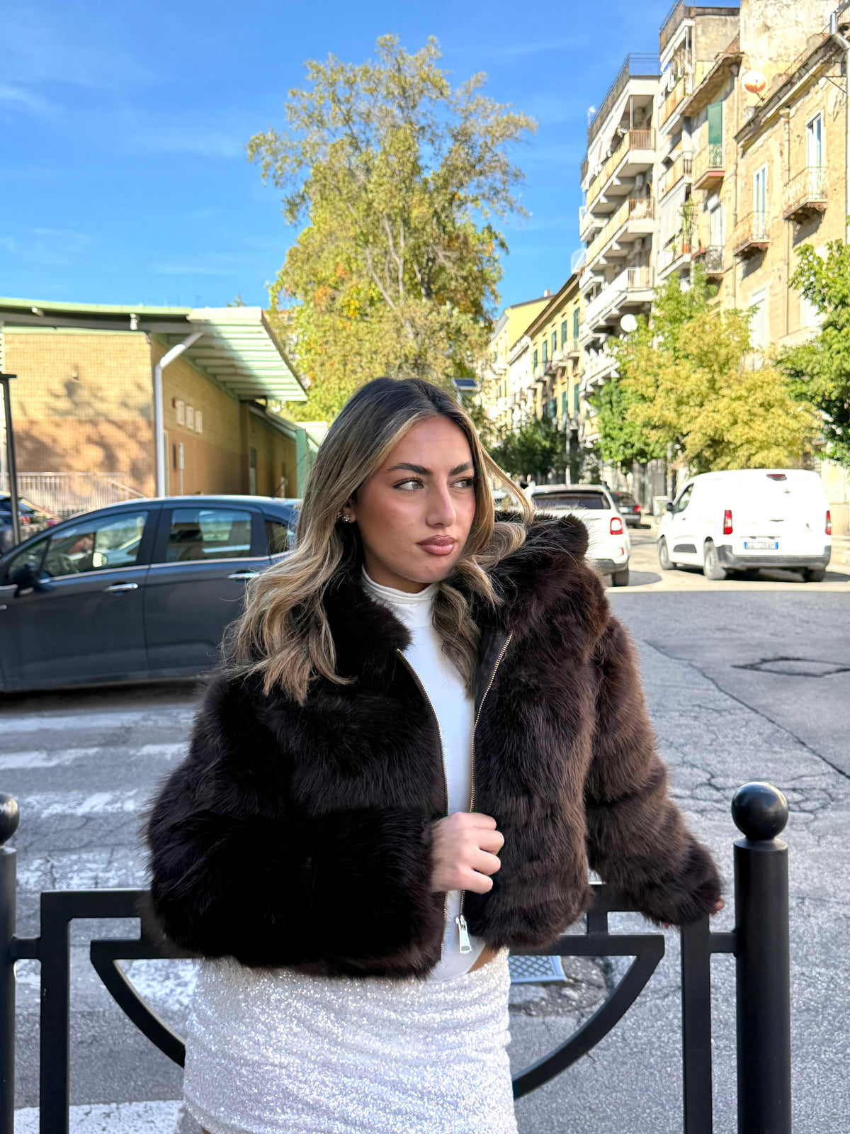 Pelliccia Loca Marrone