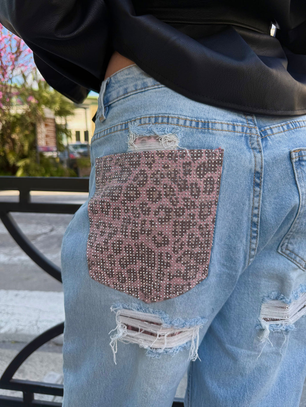 Jeans Tasca Leopard