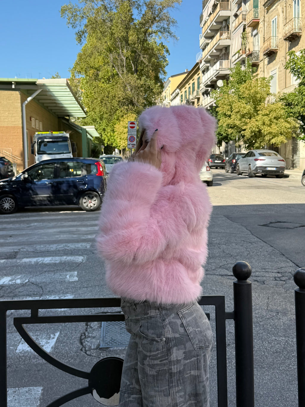 Pelliccia Loca Rosa