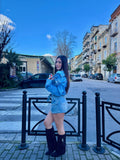 Giubbino jeans denim