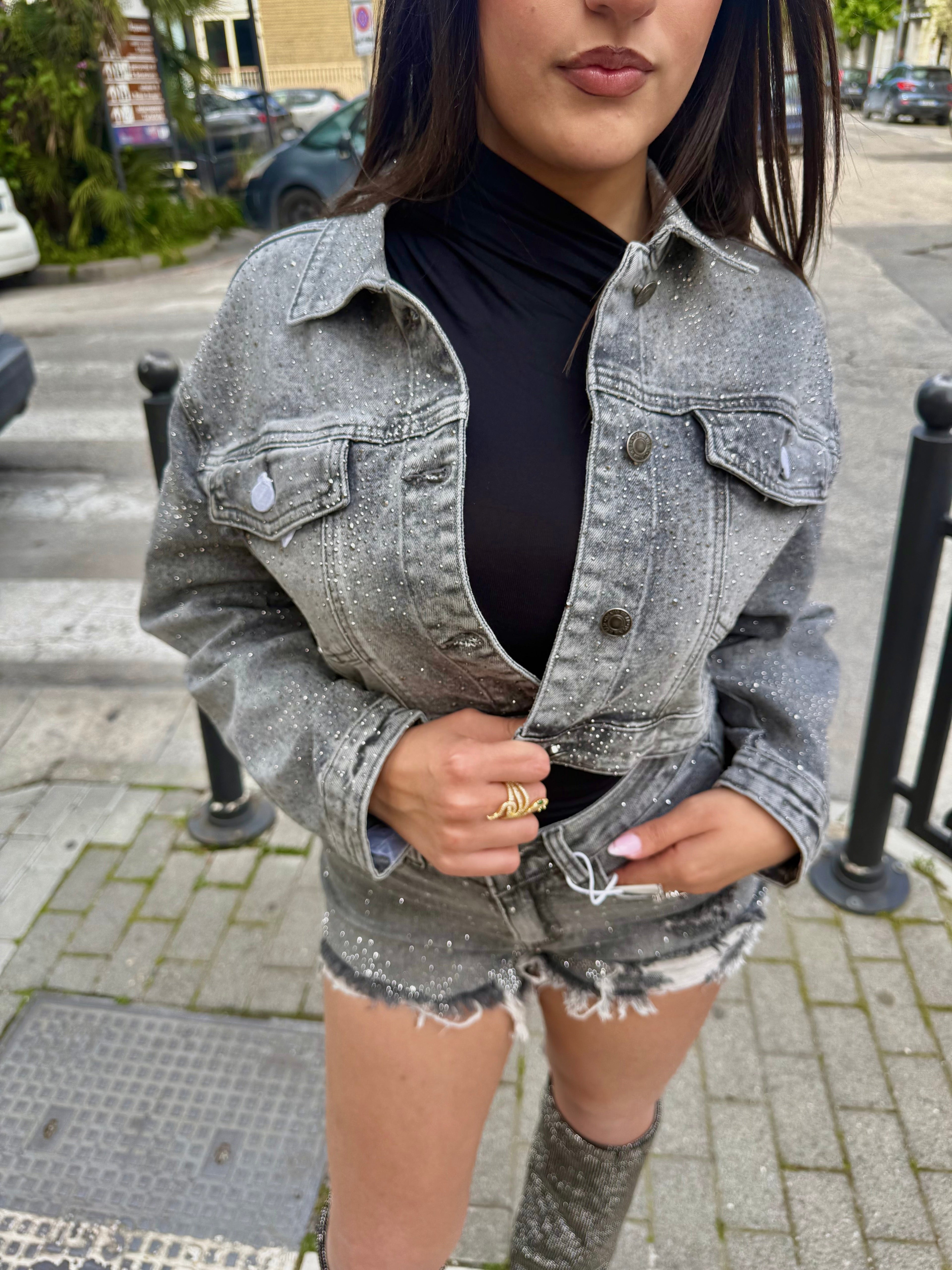 Giubbino Grey Shine